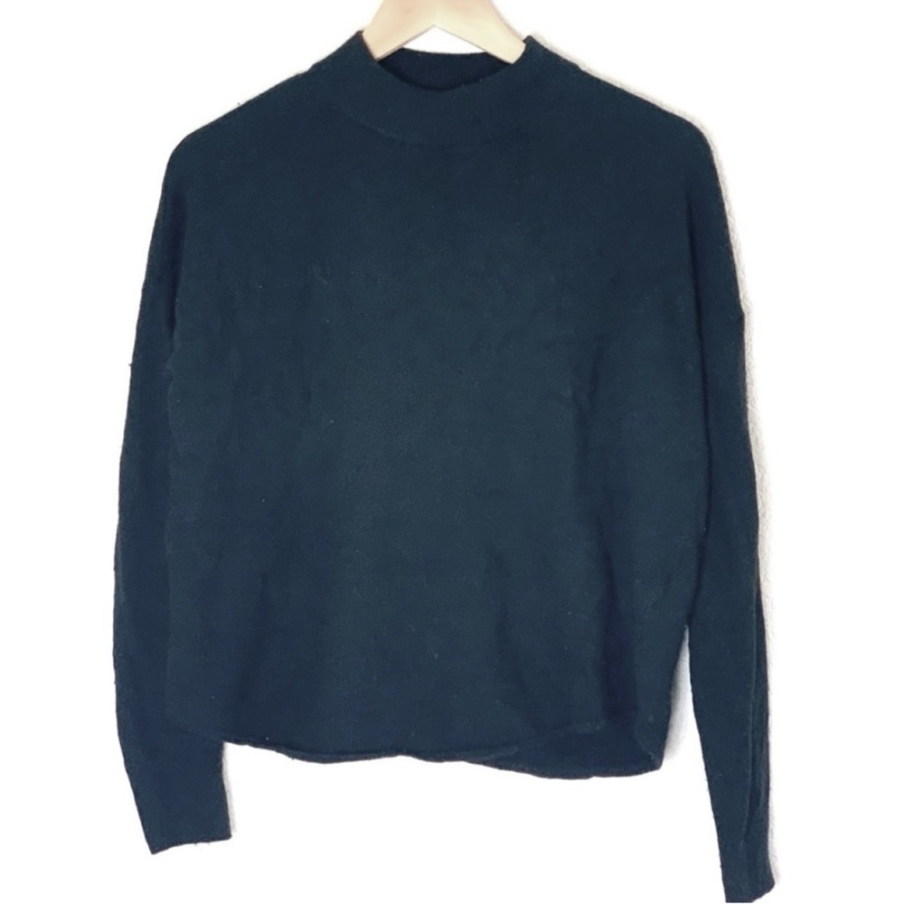 Madewell | Wool/Alpaca blend mock neck cozy pullover  sweater size medium